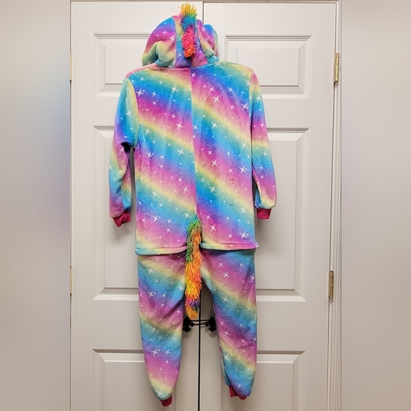 Rainbow Unicorn One Piece Pajama/Costume - Picture 8 of 10